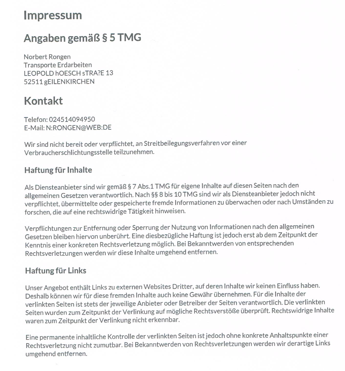 impressum 1